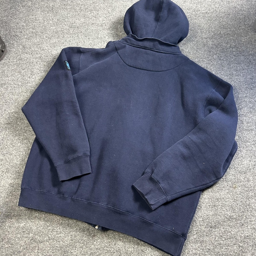 Spitfire Hoodie Mens Large Blue Full Zip Graphic Fleece Skateboard Sweatshirt - Picture 7 of 9